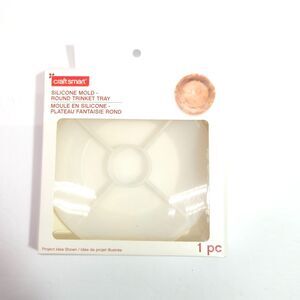 Silicone Mold Round Trinket Tray Resin Craft Supply Craft Smart New 1 pc